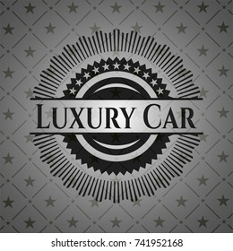 Luxury Car retro style black emblem