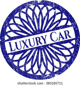 Luxury Car rubber seal with grunge texture