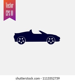luxury car vector icon