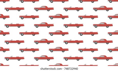 luxury car vector pattern red