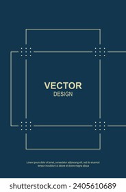 Luxury card background vector. Elegant classic  design. Applicable for brochures, posters, covers and banners.