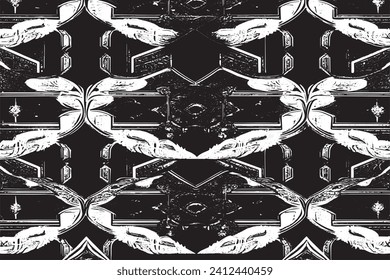 textura traza traza negra de alfombra de lujo sobre fondo blanco, textura de fondo de ilustración vectorial