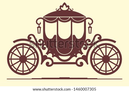 Luxury Carriage Vector ( antique wagon )