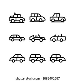 Luxury Cars icon or logo isolated sign symbol vector illustration - Collection of high quality black style vector icons
