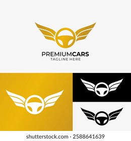 luxury cars logo design concept 