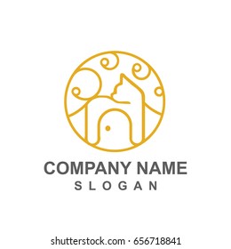 luxury cat logo