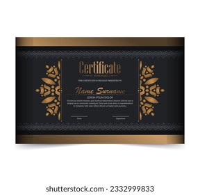 Luxury certificate best award diploma