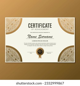 Luxury certificate best award diploma