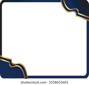 luxury certificate border for diploma, document