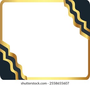 luxury certificate border for diploma, document