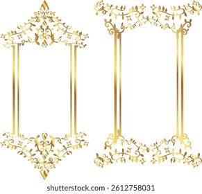luxury certificate border for diploma, document