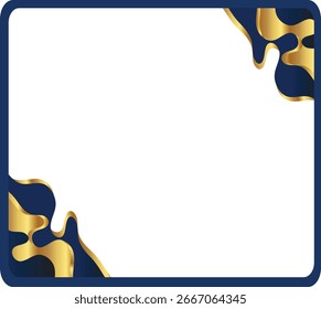 luxury certificate border for diploma, document