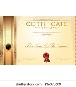 Luxury certificate template