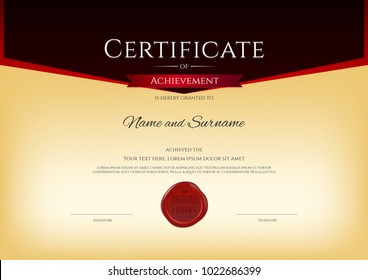 Excellence Award Certificate Hd Stock Images Shutterstock
