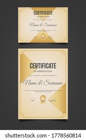 Luxury Certificate Template with Elegant Design