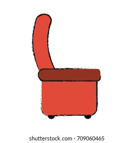 Luxury chair isolated