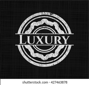 Luxury chalk emblem