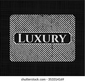 Luxury chalkboard emblem