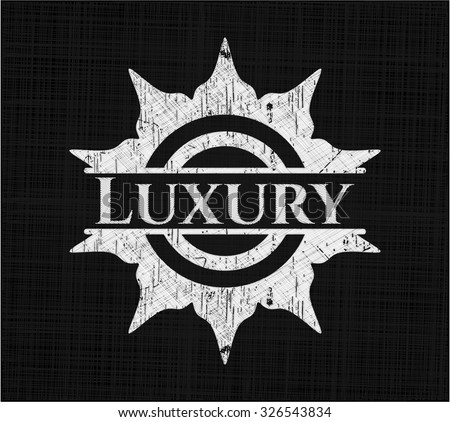 Luxury with chalkboard texture