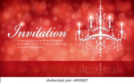 Luxury Chandelier background 06