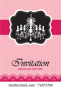 Luxury chandelier background