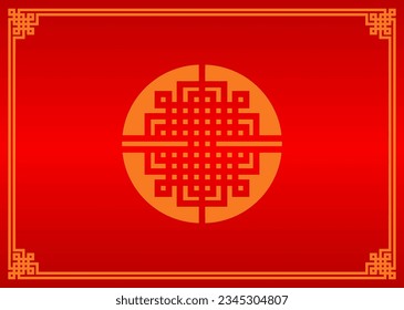 luxury chinese , luxury chinese red background, border vector.