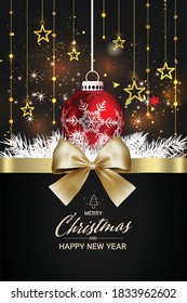 Luxury Christmas social media golden and black background for promote isolate background,promotion post templates,post square frame for social media,3D vector.
