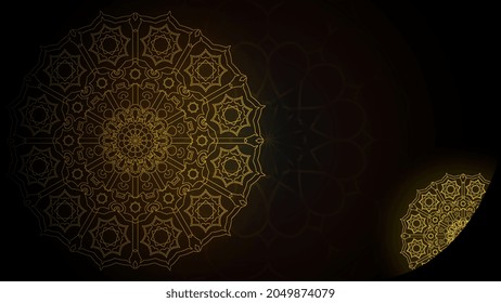 luxury circular pattern mandala background