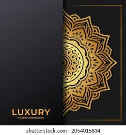 luxury circular pattern mandala background