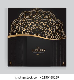 luxury circular pattern mandala background