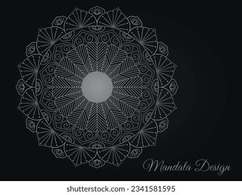 luxury circular pattern mandala background. Mandala. Round Ornament Pattern.