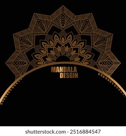 Diseño de fondo de mandala de lujo, Diseño de fondo de mandala de lujo Gráfico
