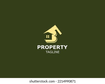 The luxury and classy real estate property logo design in a simple and modern style