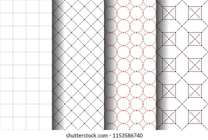 Luxury color style seamless pattern. Graphic design. EPS 10 vector.