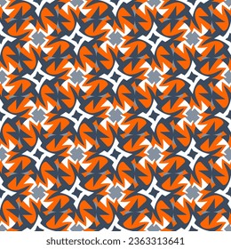 Luxury colorful variegated seamless pattern. Art forms are grouped and arranged in a specific order. Vector image for print, textile, packaging, interior design and your other projects.