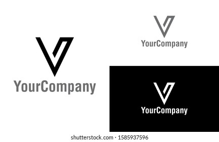Luxury construction, architecture and letter V logo icon design template elements. Simple minimalist template graphic illustration. Creative vector emblem, for icon or design concept.