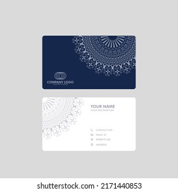 Luxury Corporate Visiting Card Vector Template