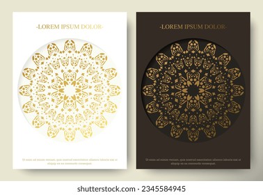luxuriöser Hintergrund mit Mandala