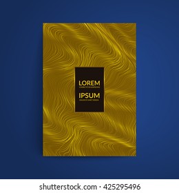Luxury cover design. Applicable for catalog,magazine,journal,brochure etc. A4 format, eps10 vector template.