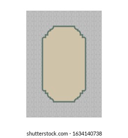 Luxury cover page design with pattern background, antique greeting card, ornate page cover, ornamental pattern template for design