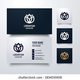 Luxury creative business card and name card, horizontal template vector design