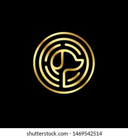 Luxury and creative logo design Dog and Cat vector template