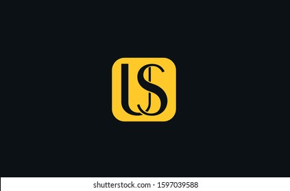 Luxury Creative and Minimal Initial based US Logo