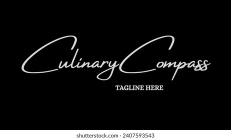 Luxury creative and unique signature logo design Food logo design handwriting signature style vector template Signature Logo Template elegant design logo Sign Symbol template vector icon.