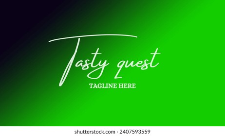 Luxury creative and unique signature logo design Food logo design handwriting signature style vector template Signature Logo Template elegant design logo Sign Symbol template vector icon.