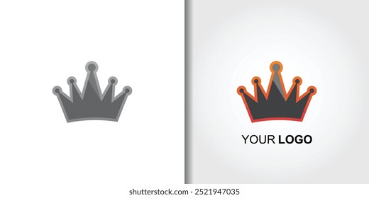 Luxury Crown Emblem Design Vector