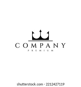 diseño del logotipo del vector de la reina de lujo