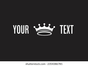 Luxury Crown Logo Design Concept