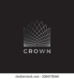 Luxury Crown logo design inspiration vector template