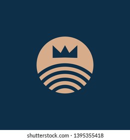 Luxury Crown Logo - Vector logo template